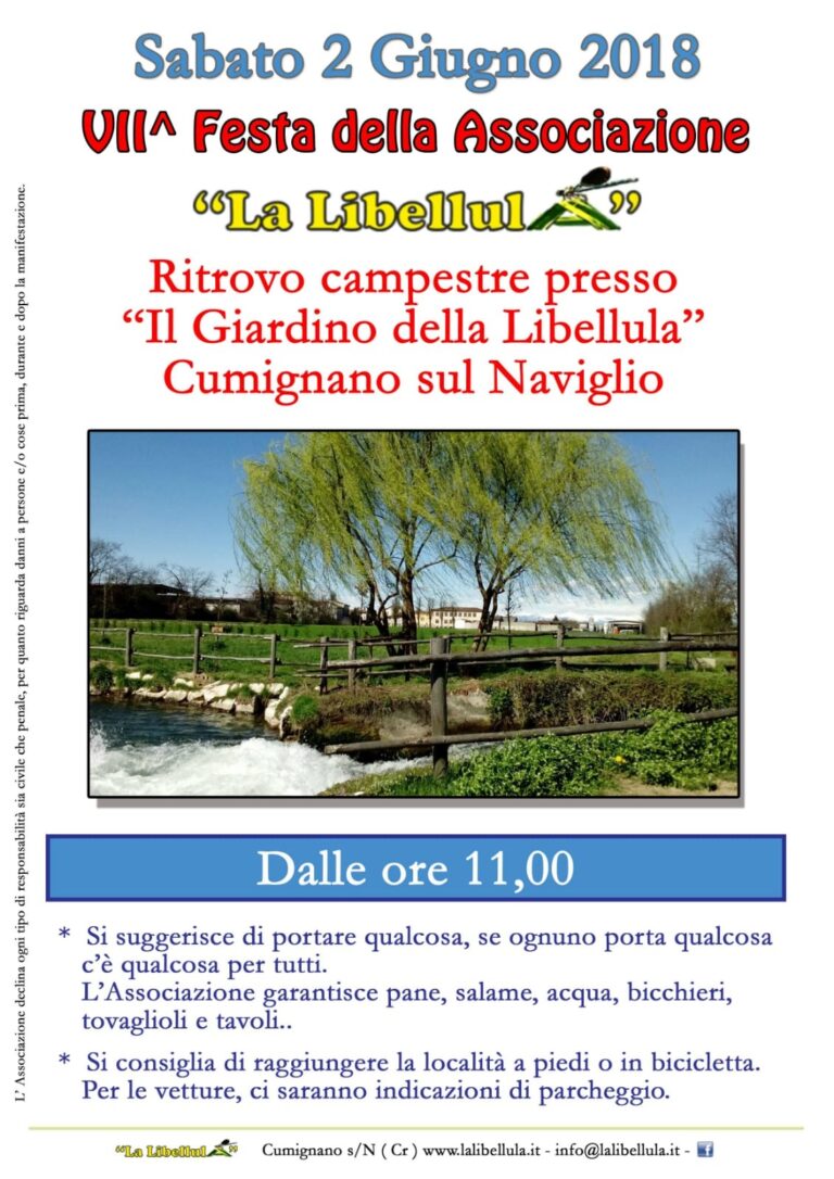 VII^ Festa dell’Associazione “La Libellula”