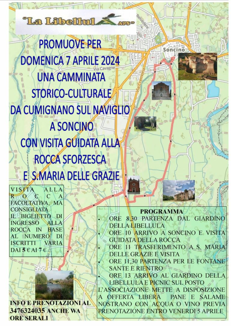 Camminata storico culturale da Cumignano a Soncino